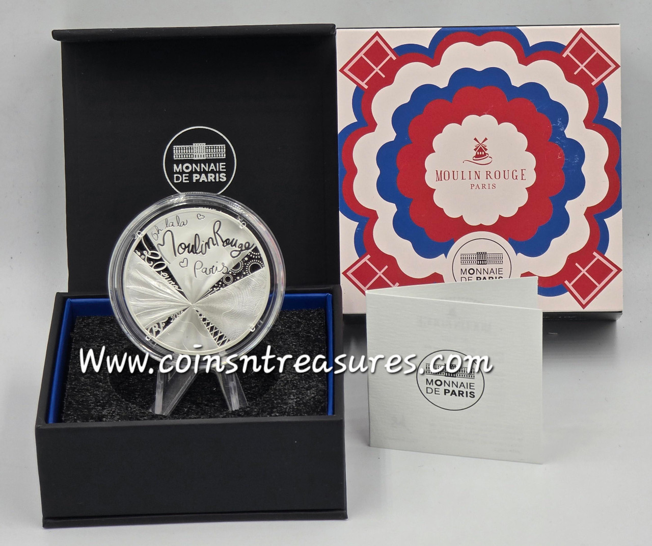 France 2026 Moulin Rouge 1 oz .999 silver Proof coin