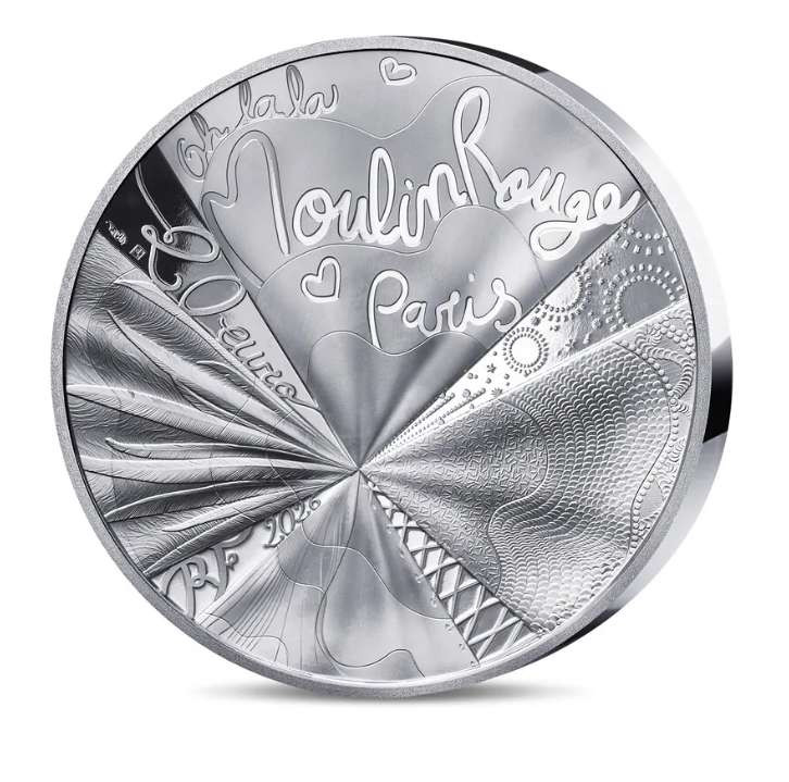 France 2026 Moulin Rouge 1 oz .999 silver Proof coin