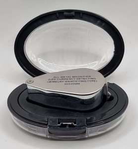 HIGH QUALITY FOLDING MAGNIFIER WITH LED AND UV LIGHTING X 40 HIGH QUALITY FOLDING MAGNIFIER WITH LED AND UV LIGHTING X 40
