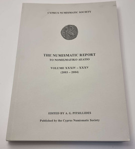 CYPRUS NUMISMATIC SOCIETY YEAR BOOK REPORT COINS 2003 - 2004 OUT OF PRINT