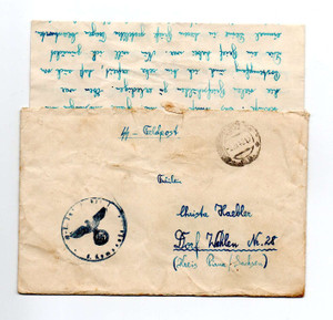 GERMANY POST WWII NAZI SS LETTER 1942 GERMANY POST WWII NAZI SS LETTER 1942