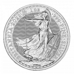 UK BRITANNIA 2022 SILVER BULLION BU COIN 1 OZ .999 UK BRITANNIA 2022 SILVER BULLION BU COIN 1 OZ .999