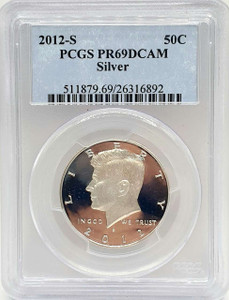 USA 2012 S KENNEDY SILVER HALF DOLLAR PROOF PCGS PF69 USA 2012 S KENNEDY SILVER HALF DOLLAR PROOF PCGS PF69
