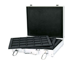 LINDNER CASE ALU FOR 120 COINS COIN CAPSULES UP TO Ø 47 MM FOR 1 oz SILVER-CROWNS-MORGAN COINS LINDNER CASE ALU FOR 120 COINS COIN CAPSULES UP TO Ø 47 MM FOR 1 oz SILVER-CROWNS-MORGAN COINS