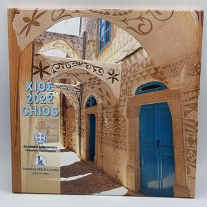 GREECE 2022 COMPLETE YEAR EURO SET IN COIN BLISTER CHIOS GREECE 2022 COMPLETE YEAR EURO SET IN COIN BLISTER CHIOS