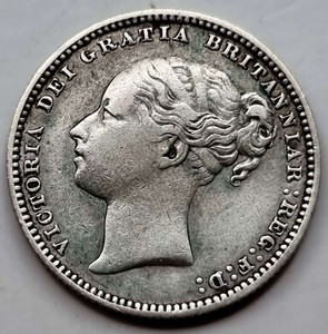GREAT BRITAIN UK 1881 SILVER ONE SHILLING COIN VICTORIA GREAT BRITAIN UK 1881 SILVER ONE SHILLING COIN VICTORIA