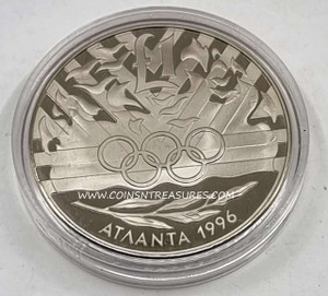 CYPRUS 1996 1 POUND COIN OLYMPIC GAMES ATLANTA CYPRUS 1996 1 POUND COIN OLYMPIC GAMES ATLANTA