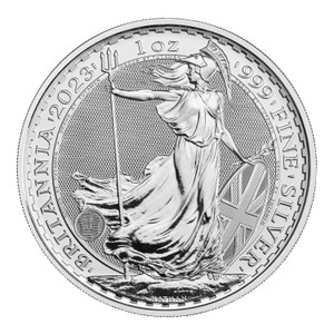 UK BRITANNIA 2023 SILVER BULLION BU COIN OZ .999 UK BRITANNIA 2023 SILVER BULLION BU COIN OZ .999