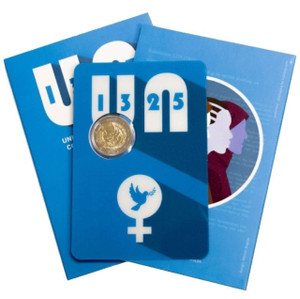 Malta 2022 2 Euro UN Women Peace and Security coin card Malta 2022 2 Euro UN Women Peace and Security coin card