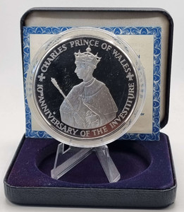 Jamaica 1979 Prince Charles of Wales Silver Proof Large coin Jamaica 1979 Prince Charles of Wales Silver Proof Large coin