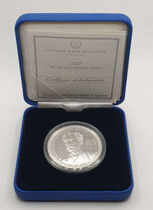 CYPRUS 2017 SILVER PROOF 5 EURO POETS SERIES Michaelides CYPRUS 2017 SILVER PROOF 5 EURO POETS SERIES Michaelides