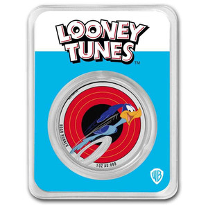 Samoa 1 oz silver Coin Looney Toons ROAD RUNNER 2023 COLOURED Samoa 1 oz silver Coin Looney Toons ROAD RUNNER 2023 COLOURED