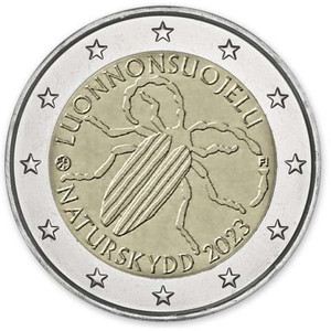 Finland 2023 - First Nature Conservation Act 2 euro UNC coin Finland 2023 - First Nature Conservation Act 2 euro UNC coin