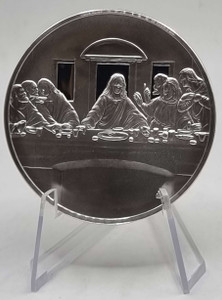 FRANKLIN MINT 100 Greatest Masterpieces Silver Proof Coin Series - LAST SUPPER DA VINCI FRANKLIN MINT 100 Greatest Masterpieces Silver Proof Coin Series - LAST SUPPER DA VINCI