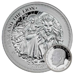 ST. HELENA UNA AND THE LION 2023 2 OZ SILVER PROOF COIN ST. HELENA UNA AND THE LION 2023 2 OZ SILVER PROOF COIN