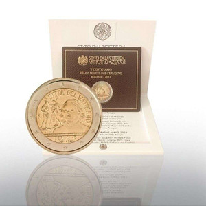 Vatican City 2023 Official 2 EURO Coin Pietro Perugino Vatican City 2023 Official 2 EURO Coin Pietro Perugino