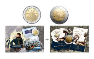 MALTA 2 EURO NAPOLEON + COPERNICUS 2023 BU IN COIN CARDS SET MALTA 2 EURO NAPOLEON + COPERNICUS 2023 BU IN COIN CARDS SET