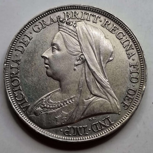 GREAT BRITAIN UK 1897 CROWN SILVER COIN QUEEN VICTORIA TOP GRADE GREAT BRITAIN UK 1897 CROWN SILVER COIN QUEEN VICTORIA TOP GRADE