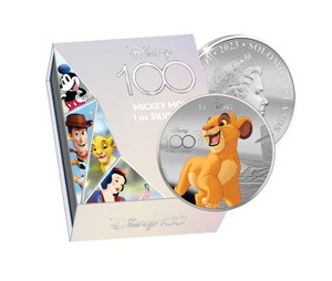 Solomon Islands 100 YEARS Disney Lion King 1 oz Silver 2023 Proof coin Solomon Islands 100 YEARS Disney Lion King 1 oz Silver 2023 Proof coin