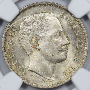 ITALY SILVER LIRA 1906 R NGC MS65 TOP POP FINEST KNOWN ITALY SILVER LIRA 1906 R NGC MS65 TOP POP FINEST KNOWN
