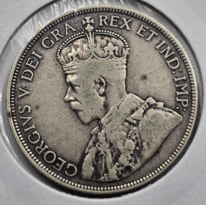 CYPRUS 18 SILVER PIASTRE 1921 COIN KGV