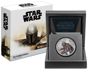 Niue 2021 Silver 1 oz Star Wars Mandalorian Proof coin Niue 2021 Silver 1 oz Star Wars Mandalorian Proof coin