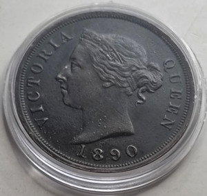 CYPRUS 1 PIASTRE 1890 COIN QUEEN VICTORIA EXF-AU TOP CYPRUS 1 PIASTRE 1890 COIN QUEEN VICTORIA EXF-AU TOP