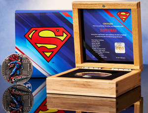 SUPERMAN 2 Oz Silver Coin 5$ DC Comics Niue 2023 SUPERMAN 2 Oz Silver Coin 5$ DC Comics Niue 2023