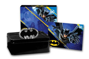 BATARANG Shaped Batman Colorized 1 Oz Silver Coin Samoa 2024 BATARANG Shaped Batman Colorized 1 Oz Silver Coin Samoa 2024