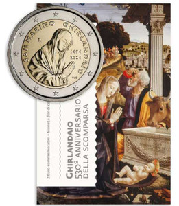 SAN MARINO 2024 Ghirlandaio BU 2 EURO COIN SAN MARINO 2024 Ghirlandaio BU 2 EURO COIN