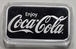 US 1 oz Coca-Cola 999 Fine Silver Bar US 1 oz Coca-Cola 999 Fine Silver Bar
