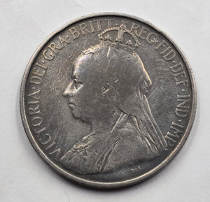 CYPRUS 18 PIASTRE SILVER 1901 COIN QUEEN VICTORIA