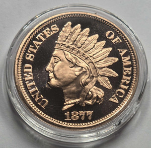 1 oz Indian Head Cent 999 Fine Copper Round coin 1 oz Indian Head Cent 999 Fine Copper Round coin
