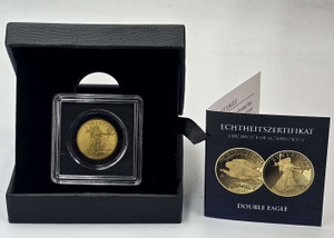 Double eagle Liberty 1/1000 Oz .999 Gold Coin Chad 2024 Double eagle Liberty 1/1000 Oz .999 Gold Coin Chad 2024