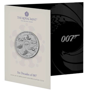 UK 2024 Six Decades of James Bond 007 Completer Coin UK 2024 Six Decades of James Bond 007 Completer Coin