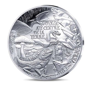 France 2025 Jules Verne Journey to the Center of the earth Proof Silver Coin France 2025 Jules Verne Journey to the Center of the earth Proof Silver Coin