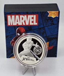 SPIDERMAN Marvel Classic Superheroes 3 Oz Silver Coin Niue 2023