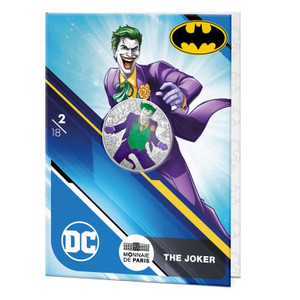 France 2025 DC COMICS JOKER COLOR Silver 10 euro coin France 2025 DC COMICS JOKER COLOR Silver 10 euro coin