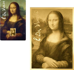 MONA LISA Da Vinci 1/1000 Oz .999 Gold in Coin card 2023 MONA LISA Da Vinci 1/1000 Oz .999 Gold in Coin card 2023