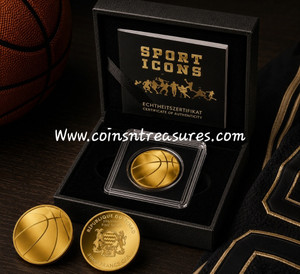 Dolphin 1/1000 Oz Gold coin 3000 Francs Chad 2025
