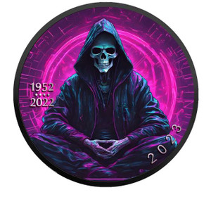 GRIM REAPER Who I Am Going To Kill 1 Oz Silver Coin Canada 2023