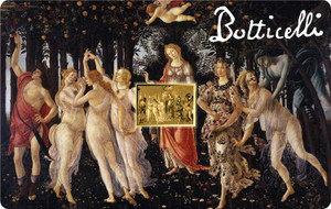 Botticelli Paintings Spring 1/1000 Oz Gold Coin 3000 Francs Chad 2024 Botticelli Paintings Spring 1/1000 Oz Gold Coin 3000 Francs Chad 2024