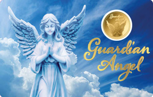 GUARDIAN ANGEL I 1/1000 Oz .999 Gold in Coin card 2023 GUARDIAN ANGEL I 1/1000 Oz .999 Gold in Coin card 2023
