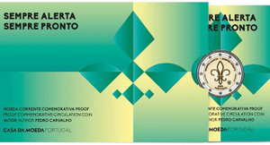 Portugal 2025 Proof BE 2 Euro Scouts coin Scouting in Blister Portugal 2025 Proof BE 2 Euro Scouts coin Scouting in Blister