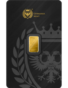 Germania Pure Gold bar 999.9 1 gr sealed in Blister pack Germania Pure Gold bar 999.9 1 gr sealed in Blister pack