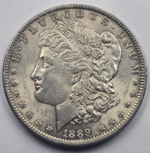 USA MORGAN SILVER DOLLAR COIN 1889 USA MORGAN SILVER DOLLAR COIN 1889