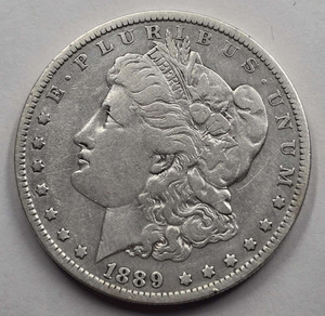 USA MORGAN SILVER DOLLAR COIN 1889 O