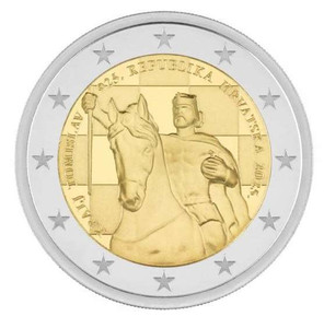 CROATIA King Tomislav 2 EURO 2025 UNC coin in capsule CROATIA King Tomislav 2 EURO 2025 UNC coin in capsule