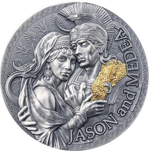 Jason and Medea 2024 Great Greek Mythology 2 Oz Silver Coin