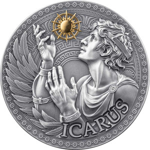 Icarus Greek Mythology 1 Oz Silver Coin Cameroon 2025